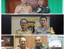 Perkuat Sinergi, Pj Wali Kota Kendari Bersilaturahmi ke Kapolresta, Dandim dan Dandenpom