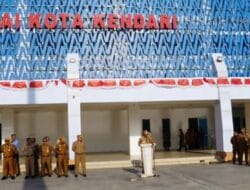 Pimpin Apel Gabungan, Pj Wali Kota Kendari Tekankan Pelayanan Publik dan Pengelolaan Sampah