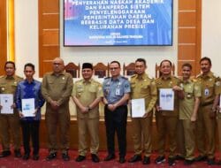 Pemda se Sultra Terima Draf Raperda Sistem Pemerintahan Berbasis Data Desa dan Kelurahan Presisi
