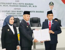 Sertijab, Walikota Baubau Sampaikan Terimakasih kepada Muh Rasman Manafi