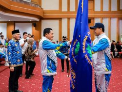 Wagub Sultra Lepas Kontingen Pornas Korpri ke-17, Tekankan Sportifitas dan Persaudaraan