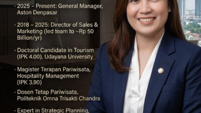 Rekam Jejak Mumpuni, Perempuan Asal Kendari ini Dipercaya Pimpin Hotel Berbintang di Bali