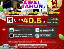 Sambut Awal Tahun 2027 di Tanah Suci, Mafatih Tour Buka Program Umroh 14 Hari Direct Kendari